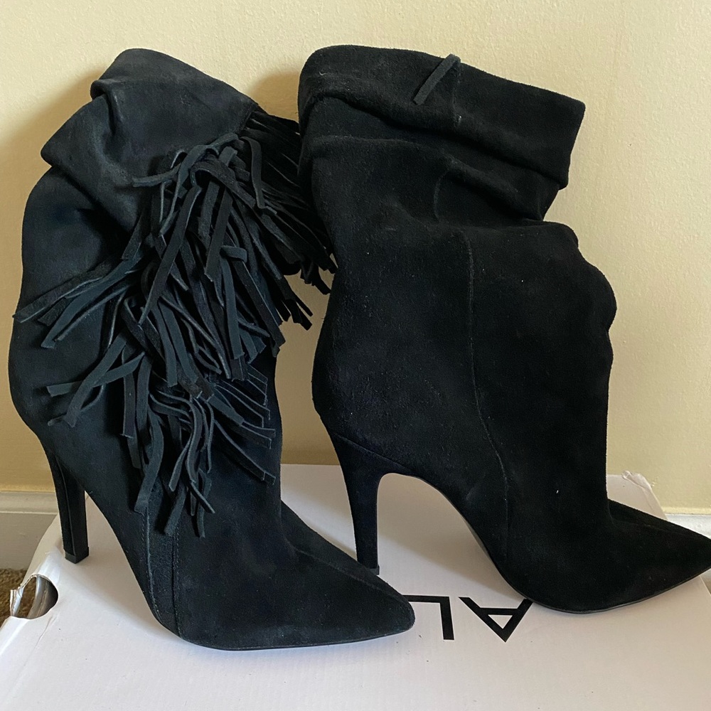 Aldo Cireven Suede Fringe Boot